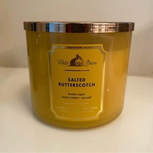 Bath & Body Works Salted Butterscotch 3 wick candle